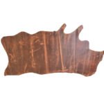 HOVĚZÍ KŮŽE / TŘÍSLOČINĚNÁ HLAZENICE - COGNAC - CRAZY HORSE - 1,8 - 2,0 mm - Obrázek 3