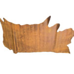 HOVĚZÍ KŮŽE / TŘÍSLOČINĚNÁ HLAZENICE - HNĚDÁ - CRAZY HORSE - 1,6 - 1,8 mm - Obrázek 3