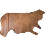 HOVĚZÍ KŮŽE / TŘÍSLOČINĚNÁ HLAZENICE - HNĚDÁ - CRAZY HORSE - 1.9-2.1 mm - Obrázek 3