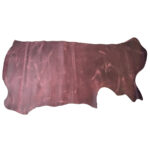 HOVĚZÍ KŮŽE - TŘÍSLOČINĚNÁ HLAZENICE - BORDÓ - CRAZY HORSE - 2.0-2.2 mm - Obrázek 3