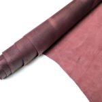 HOVĚZÍ KŮŽE - TŘÍSLOČINĚNÁ HLAZENICE - BORDÓ - CRAZY HORSE - 2.0-2.2 mm - Obrázek 2