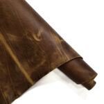 HOVĚZÍ KŮŽE / TŘÍSLOČINĚNÁ HLAZENICE - HNĚDÁ - CRAZY HORSE - 2.0-2.2 mm