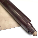 HOVĚZÍ KŮŽE - TŘÍSLOČINĚNÁ HLAZENICE - BORDÓ - 1,8-2,0 mm - Obrázek 2