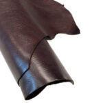 HOVĚZÍ KŮŽE - TŘÍSLOČINĚNÁ HLAZENICE - TMAVĚ BORDÓ