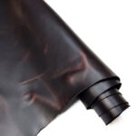 HOVĚZÍ KŮŽE / TŘÍSLOČINĚNÁ HLAZENICE - TMAVĚ HNĚDÁ - CRAZY HORSE - 1.8 mm