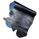 HOVĚZÍ KŮŽE / TŘÍSLOČINĚNÁ HLAZENICE - TMAVĚ MODRÁ - CRAZY HORSE - 1.8 mm - Obrázek 3