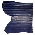 HOVĚZÍ KŮŽE - TŘÍSLOČINĚNÁ HLAZENICE - MODRÁ - 1.0-1.2 mm - Obrázek 3