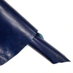 HOVĚZÍ KŮŽE - TŘÍSLOČINĚNÁ HLAZENICE - MODRÁ - 1.0-1.2 mm