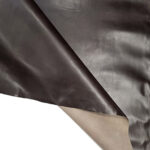 HOVĚZÍ KŮŽE - TŘÍSLOČINĚNÁ HLAZENICE - TMAVĚ HNĚDÁ - 1.0-1.2 mm - Obrázek 2