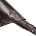 HOVĚZÍ KŮŽE - TŘÍSLOČINĚNÁ HLAZENICE - TMAVĚ HNĚDÁ - 1.0-1.2 mm