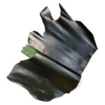 HOVĚZÍ KŮŽE / TŘÍSLOČINĚNÁ HLAZENICE - TMAVĚ ZELENÁ - CRAZY HORSE - 1.8 mm - Obrázek 4