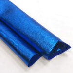 PRAVÁ KŮŽE / HOVĚZÍ USEŇ - METALLIC MODRÁ - 1,0 - 1,3 mm - Obrázek 2