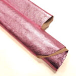 PRAVÁ KŮŽE / HOVĚZÍ USEŇ - METALLIC RŮŽOVÁ - 1,1 - 1,3 mm - Obrázek 2