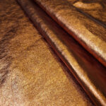 PRAVÁ KŮŽE / HOVĚZÍ USEŇ - METALLIC HAVANA BRONZE - 0,8 - 1 mm