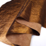 PRAVÁ KŮŽE / HOVĚZÍ USEŇ - METALLIC HAVANA BRONZE - 0,8 - 1 mm - Obrázek 2