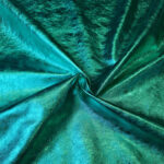 PRAVÁ KŮŽE / HOVĚZÍ USEŇ - METALLIC TYRKYSOVÁ - 0,7 - 0,9 mm