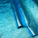 PRAVÁ KŮŽE / HOVĚZÍ USEŇ - SVĚTLE MODRÁ - 0,7 - 0,9 mm