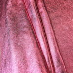 PRAVÁ KŮŽE - HOVĚZÍ USEŇ - METALLIC RŮŽOVÁ - 1,1 - 1,3 mm