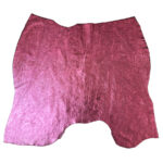 PRAVÁ KŮŽE - HOVĚZÍ USEŇ - METALLIC RŮŽOVÁ - 1,1 - 1,3 mm - Obrázek 3