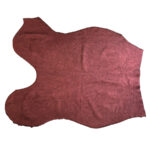 PRAVÁ KŮŽE / HOVĚZÍ USEŇ - METALLIC VÍNOVÁ - 1,6 - 1,8 mm - Obrázek 3