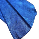 PRAVÁ KŮŽE - HOVĚZÍ USEŇ - METALLIC MODRÁ - 0.7-0.8 mm