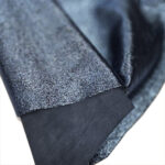 PRAVÁ KŮŽE - HOVĚZÍ USEŇ - METALLIC ŠEDOMODRÁ - 0.7-0.8 mm - Obrázek 2