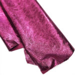 PRAVÁ KŮŽE - HOVĚZÍ USEŇ - METALLIC RŮŽOVÁ - 0.6-0.8 mm