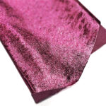 PRAVÁ KŮŽE - HOVĚZÍ USEŇ - METALLIC RŮŽOVÁ - 0.7-0.8 mm