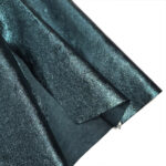 PRAVÁ KŮŽE - HOVĚZÍ USEŇ - METALLIC TMAVĚ TYRKYSOVÁ - 0.8-1.0 mm - Obrázek 2