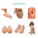 DVOUSLOŽKOVÝ SILIKON PRO VÝROBU MASEK TĚLOVÝ SILIKON (PRO REALISTICKÉ EFEKTY) SILIKON V TĚLOVÉ BARVĚ - Obrázek 3